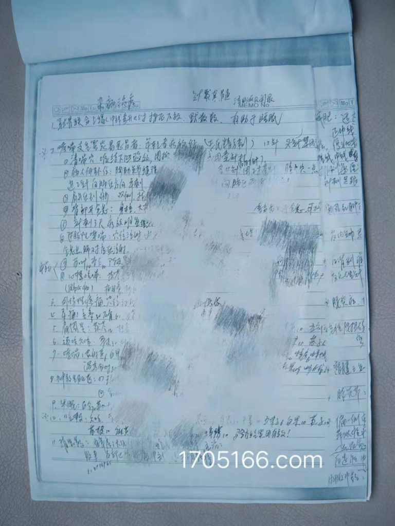 医师学习内部培训手抄原版笔记《杂病治疗针灸真髓》