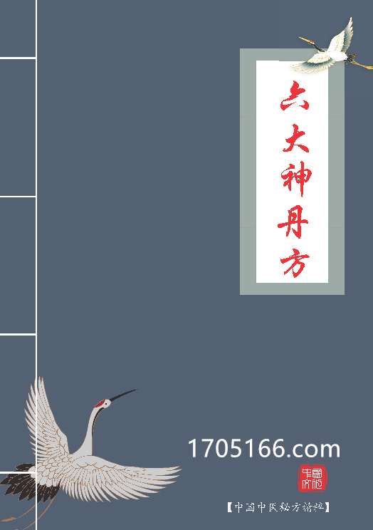 民间六大神丹秘方