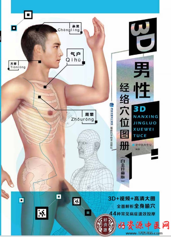 3D男性经络穴位图册白金珍藏版