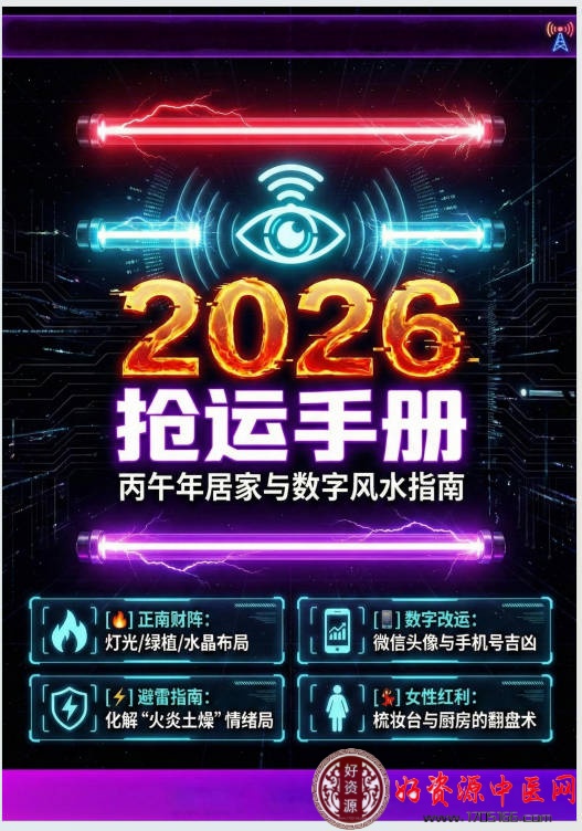 2026丙午年抢运手册抢占九紫离火运的居家布局图解