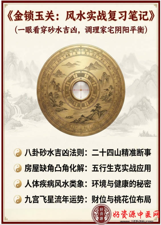 金锁玉关风水实战复习笔记